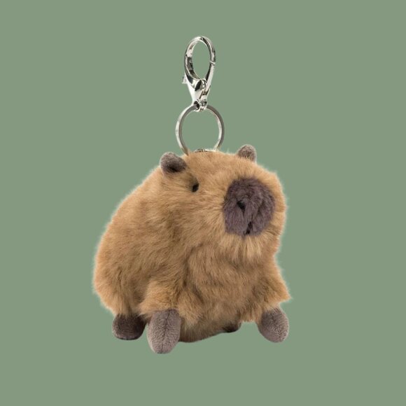 Jellycat Clyde Capybara Bag Charm - Picture 1 of 2